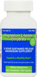 Case of 24-Magnesium L-Lactate Dih 84 mg Sr Caplet 84 mg Sr 100 By Brandywine Ph