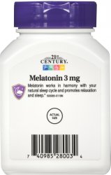 '.Melatonin 3 mg Tab 220 By 21s.'