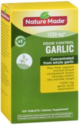 Case of 24-Nature Made Garlic Odorless Tab 100 By Pharmavite Pharm Corp USA 