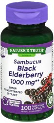 Case of 24-Sambucus Black Elderberry Cap 1000 mg Capsule 1000 mg 100 By Rudolph 