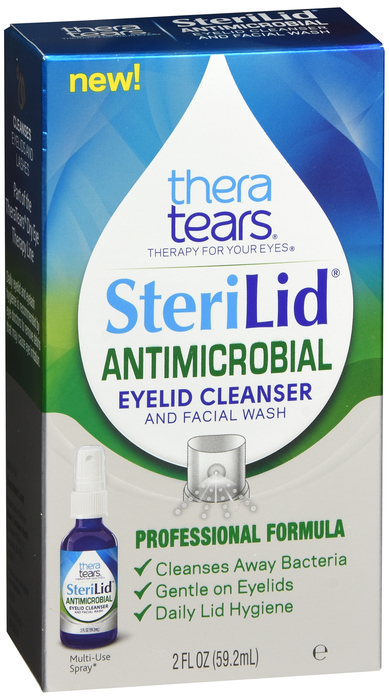 Similar Products To TheraTears Sterilid Antimicrobial Eyelid Cleanser, With Hypochlorous, Antimicrobial Spray, 59 ML, 2 FL OZ - View #10