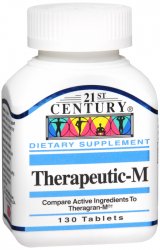 Case of 24-Therapeutic M Tab 21St Cent Tab 130 By 21st Century USA 