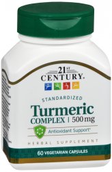 Case of 24-Turmeric Complex Capsule 60 By 21st Century USA 
