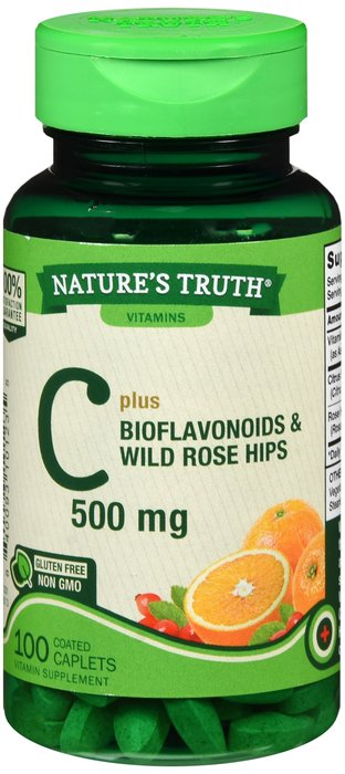 Case of 24-Vitamin C 500 mg Capsule 500 mg N/T 100 By Rudolph Investment Group T