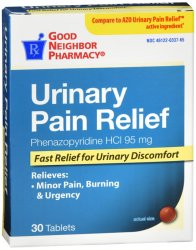 Case of 48-GNP Urinary Pain Relief Tab 95 mg 30 By Reese Pharmaceutical / GNP US