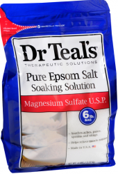 Case of 6-DR Teals First Aid Epsom Salt Crystals 6Lb By Parfums De Coeur Ltd USA