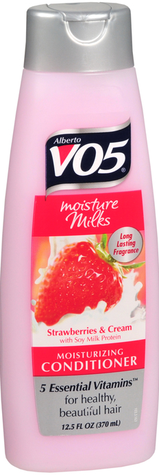 Pack of 12-Vo5 Conditioner Moisture Milks Strawberry & Cream Conditioner 12.5 oz