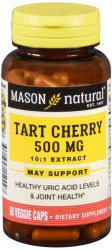 Case of 72-Tart Cherry 10:1Ext 500 mg Cap Mason Capsule 500 mg 90 By Mason Distr