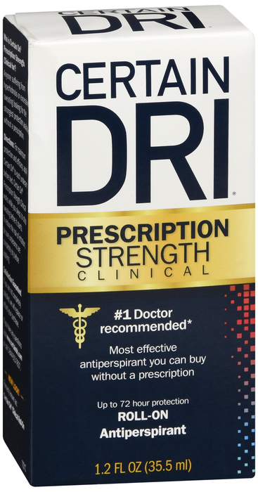 Certain Dri Antiperspirant Roll Antiperspirant 1.2 oz By Emerson Healthcare USA 