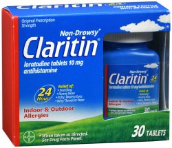 Claritin 10 mg 24HR Tablet 10 mg 30 By Bayer Corp/Consumer Health USA 