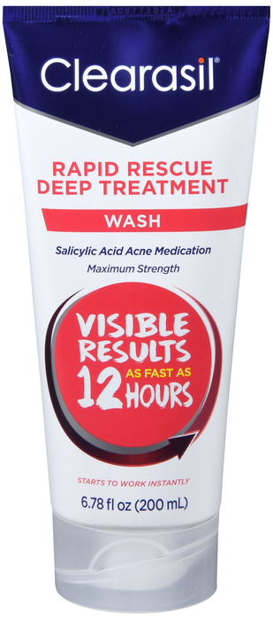 Clearasil Rapid Resue Deep Treatment Wash 6.78 oz By RB Health  USA 