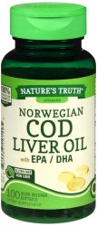 Cod Liver Oil Soft Gel 100 By Rudolph Investment Group Trust USA 