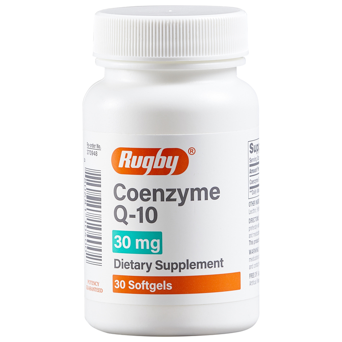 Coenzyme Q-10 30 mg Soft Gel 30 mg 30 By Major Pharma/Rugby USA 