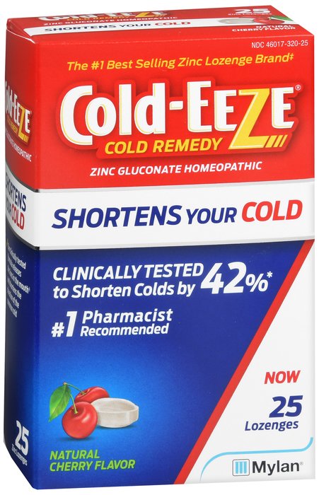 Case of 48-Cold-Eeze Natural Cherry Flavor Lozenge 25 By Emerson Healthcare USA 