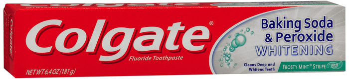 Colgate Baking Soda Peroxide White Gel F/Mint Toothpaste 6 oz By Colgate Palmoli