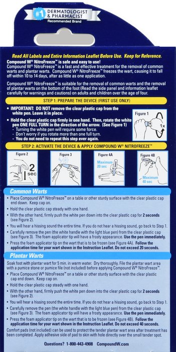 Compound W Freeze Off Wart Removal System, Maximum Freeze