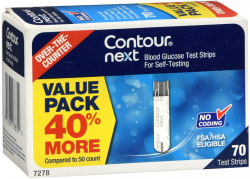 Contour Next Test Strips 70 By Ascensia Diabetes Care USA 