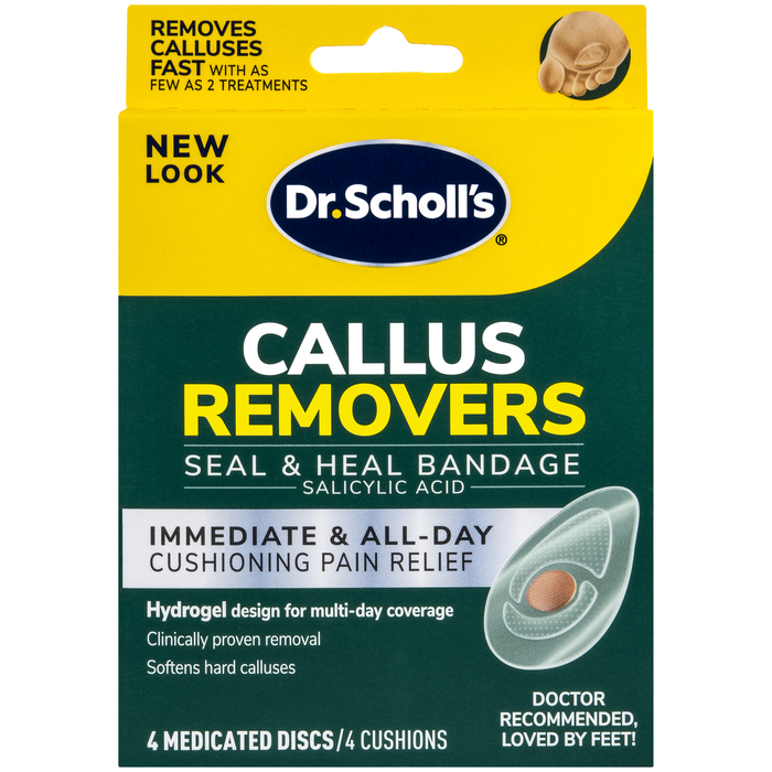 Callus Remover Seal & Heal Bandage 4 CT By Emerson/DR Scholls USA 