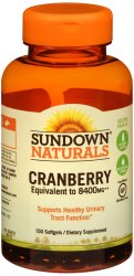Cranberry Soft Gel 8400 mg 150 By Nature's Bounty USA 