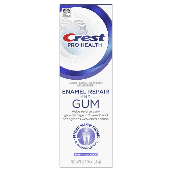 Pack of 12-Crest Gum & Enamel Repair Toothpaste 3.7 oz By Procter & Gamble 