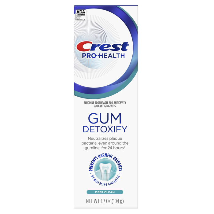 Case of 24-Crest Gum Detoxify Deep Clean Toothpaste 3.7oz By P&G