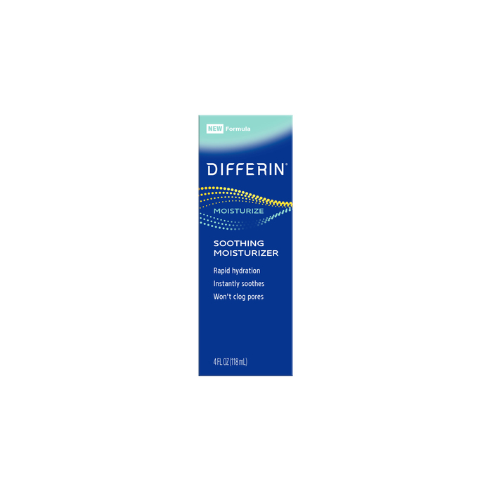 Differin Soothing Moisturizing Lotion 4 oz By Galderma Lab, USA 