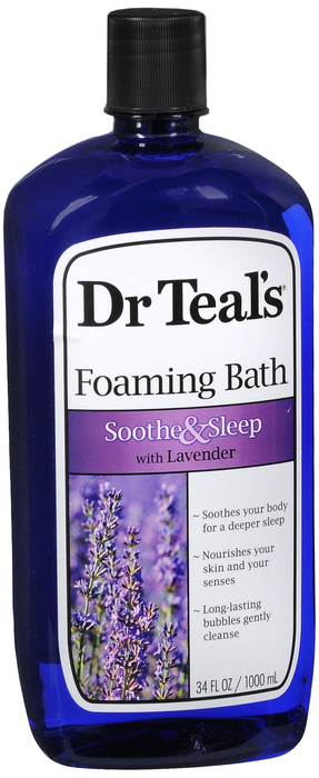 DR Teals Lavender Foaming Bath Liquid 34 oz By Parfums De Coeur Ltd USA 