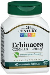 Echinacea Complex 250 mg Veg Capsule 250 mg 60 By 21st Century USA 