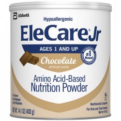 Elecare JR Nutrition Pwd Chocolate Powder 6X400 gm By Abbott Nutrition USA 