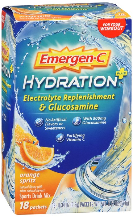 Emergencee Powder Emergen-C Hydration + Ornge Powder 18 By Glaxo Smith Kline Consumer Hc USA