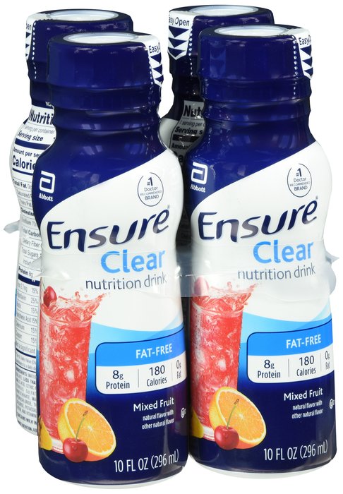 Ensure Clear Liq Mixed Fruit Liquid 4X10 oz By Abbott Nutrition USA 
