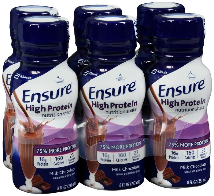 Ensure High Protein Liq Chocolate Liquid 6X8 oz By Abbott Nutrition USA 