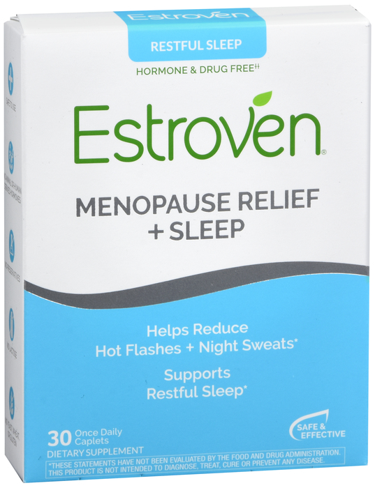 Estroven Menopause Symptom Relief + Sleep Caplets 30ct