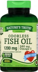 Fish Oil 1200 mg Odorless Sgc Soft Gel 1200 mg N/T 90 By Rudolph Investment Grou