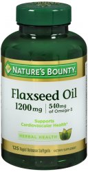 '.Flax Oil 1200 mg Sgc Soft Gel .'