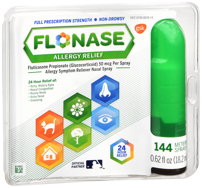 Flonase OTC 144 Spray 0.62 oz By Glaxo Smith Kline Consumer Hc USA 
