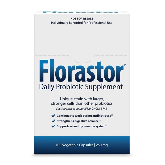 Case of 4-Florastor Blister Pack Capsule 100 By Biocodex Pharma Labs USA 