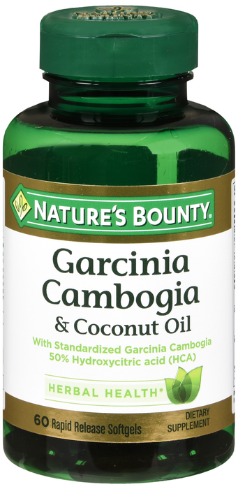 Garcinia Cambogia 1000 mg Softgel 60Ct By Nature's Bounty USA 