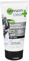 Garnier Skin Act Clean+ Blkhd Scrub 5oz Scrub 5 oz By Garnier Hair Color/Skin US