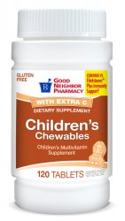 GNP Childrens Chewable W/Extra C Chewable 120 By GNP Items USA 