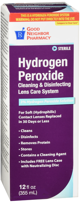 GNP Eye Cleansing Hydro Peroxide Solution 12 oz By Kc Pharm /GNP USA 