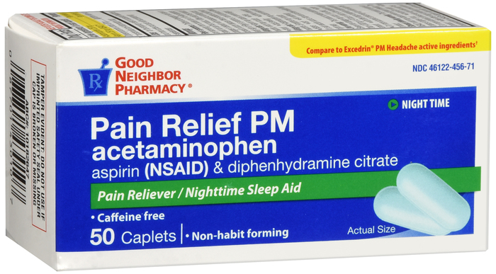 GNP Headache PM Tab 50 By LNK International/GNP USA  Compare to Excedrin PM