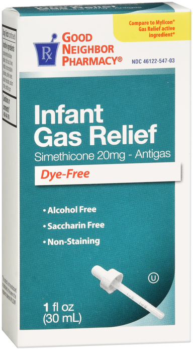 Case of 24-GNP Infant Gas Relief Drops Smethicon Drops 1 oz By Geri-Care Pharma/