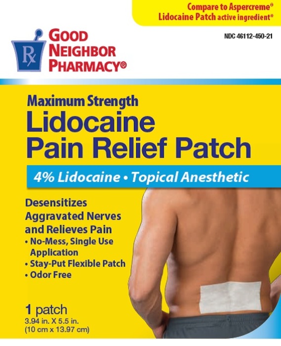 GNP Lidocaine Pain Relief Patch 5 By Veridian Healthcare USA 