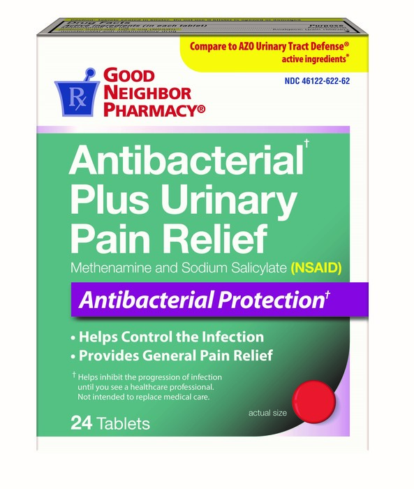 GNP Urinry Pain Relief Antibiotc Pls Tab 24 By Reese Pharmaceutical / GNP USA 