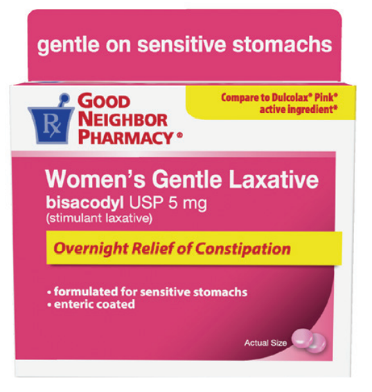 Case of 24-GNP Womens Laxative Gentle Tab 25 By LNK International/GNP USA 