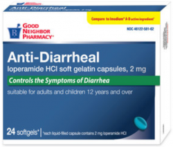 Good Neighbor Pharmacy Anti Diarrhea Soft Gel 2 mg 24 By Bionpharma /GNP USA 