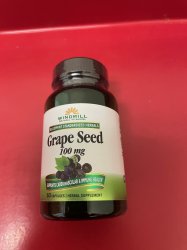 Grape Seed Extract 100 mg Capsule 100 mg 60 By Windmill Health Products USA 