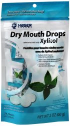 Hager Bag Dry Mouth Loz Mint Lozenge 2 oz By Hager Worldwide USA 