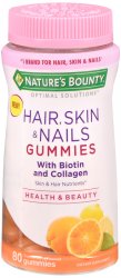 Hair/Skin/Nail+Clgn Gummy 80 By Nature's Bounty USA 